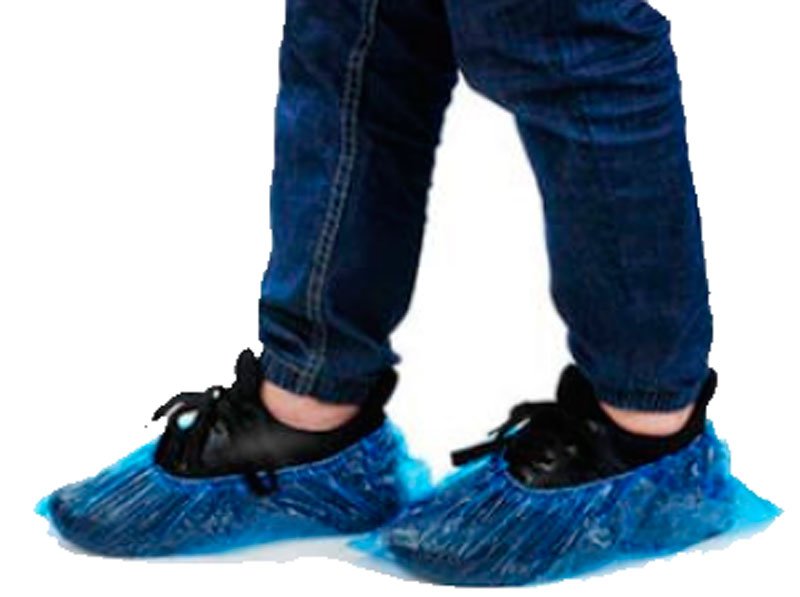 Machine de fabrication de couvre-chaussures en plastique jetable