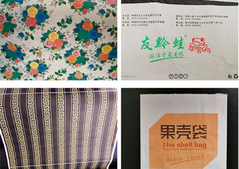 Machine d'impression flexographique à grande vitesse quatre couleurs